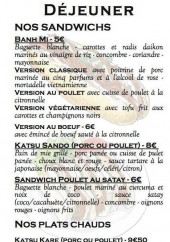 Menu Lüük Sandwich - Les sandwichs