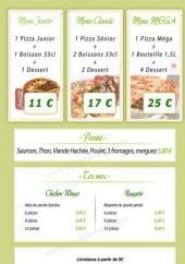Menu Au Délice - Les menus, les paninis et les tex mex 