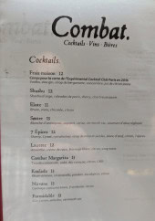 Menu Combat - Exemple de menu