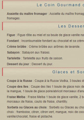 Menu La Chope De Corentin - Le coin gourmand du fromage, desserts, ...