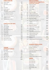 Menu Sushi Tokyo - Les sushis, sashimis,...