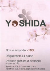 Menu Yoshida - Carte et menu Yoshida Paris 19