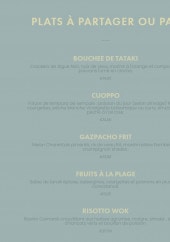 Menu AHO • cucina moderna - Plats à partager ou pas