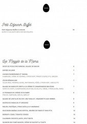 Menu Mama Shelter - Le petit déjeuner et carte du midi