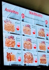 Menu Marmaris - Les assiettes