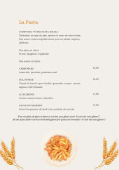 Menu Dolce Vita - Les pâtes