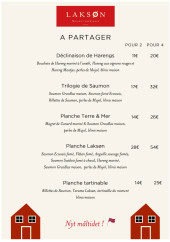 Menu Laksøn - A partager