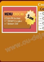 Menu Pizza Speed - Croc Mr