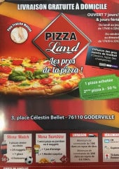 Menu Pizza Land - Les menus