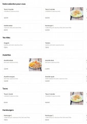 Menu World food - Les assiettes, tacos, …