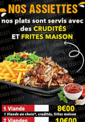 Menu Croq Select - Les assiettes