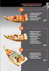 Menu Fujiya Sushi Rive Gauche - Les menus shirashis