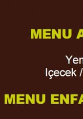 Menu Ottoman palace - Les menus