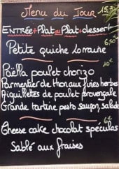 Menu L'Addition - Un exemple de menu du jour