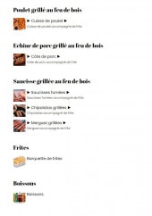 Menu Grillade Karibean - Grillades, frites et boissons