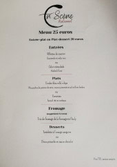 Menu En Scène - Menu 25€