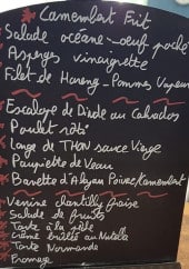 Menu Le Flaubert - Salade, asperge...