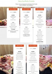 Menu Generation Gourmande - Buffets froids