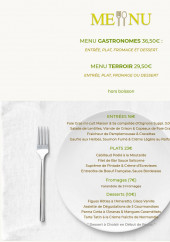 Menu Les Gastronomes - La carte
