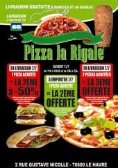 Menu La rigale - Carte et menu La rigale Le Havre