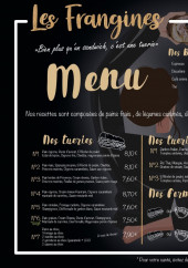 Menu Les Frangines - Menu