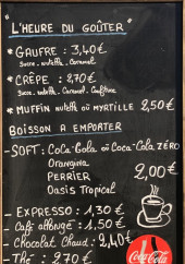 Menu Louise Café - Exemple de menu