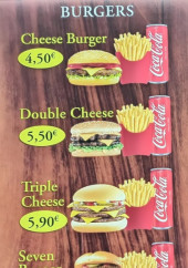 Menu Take Away - Les burgers