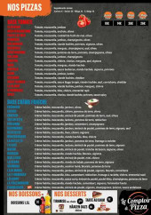 Menu Le Comptoir À Pizza - La carte