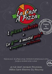 Menu La Case à Pizza - Carte et menu La Case à Pizza Saint Etienne du Rouvray