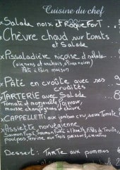 Menu Les Savons d'Hélène - Un extrait de menu du jour