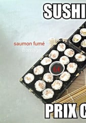 Menu sushimak - Saumon fumé