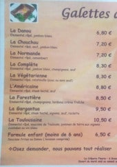 Menu Crépèrie Fleurie - Galettes de sarrasin