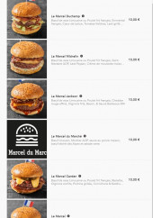 Menu King Marcel - Les burgers