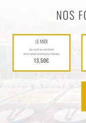 Menu World Wok - Les formules buffet