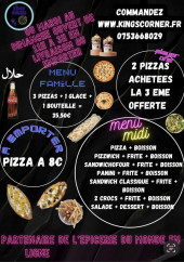 Menu Kings corner - Offres
