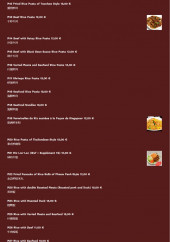 Menu Dragonland - Les pâtes de riz, nouilles, ... (suite)