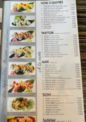 Menu Sushi Senart - Les spécialités maison