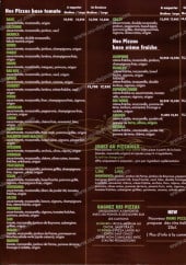 Menu Home Pizza - salades, paninis, sandwichs toastés, sandwhcis, pâtes et tex-mex