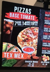 Menu Le raptor - Pizzas base tomate