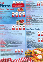 Menu Paloma Pizza - Pizzas