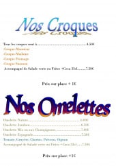 Menu Pontault Pizza - Croques et omelettes 