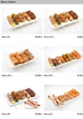 Menu Pontault Sushi - Les menus yakitori