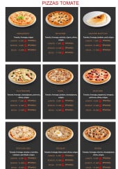 Menu Dream s Pizza - Pizzas tomate