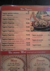 Menu La Tour d' Agadir - Les menus midi