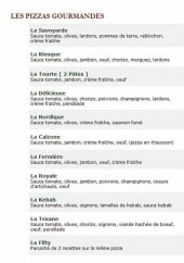 Menu Le Kiosque à Pizzas - Les pizzas gourmandes