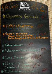 Menu Fromages & Papilles - Exemple de menu