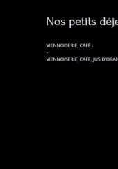 Menu Maison Bernot - Petits déjeuners
