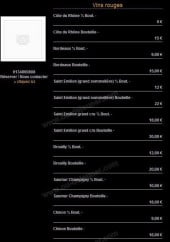 Menu Wako - les Vins