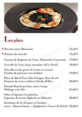 Menu Chez Martin - Les plats