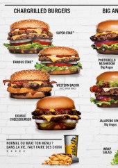 Menu Carl’s Jr - La carte